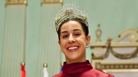 Fuente: Instagram de Carolina Mar&iacute;n y del Ayuntamiento de Huelva