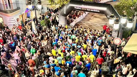 Meta de la Carrera Nocturna San Antonio Abad de Trigueros | Archivo. Ayuntamiento de Trigueros