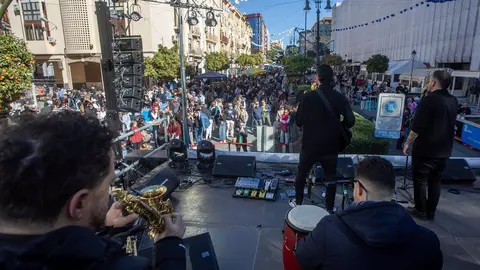 Pablo Rada durante las fiestas de San Sebasti&aacute;n | Archivo. Ayuntamiento de Huelva