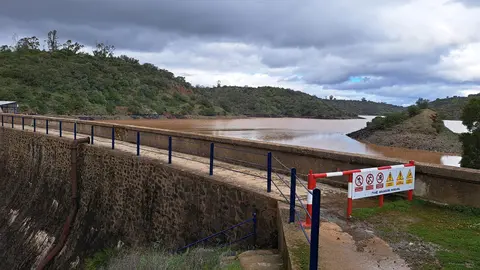 Estado del embalse de Beas tras la borrasca Garo&eacute; | Aguas de Huelva