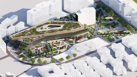 Imagen de como ser&iacute;a el centro comercial de Isla Chica. Fuente: L&oacute;pez Real Inversiones