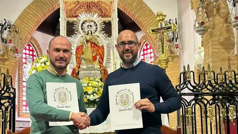 La Hermandad Matriz de Montemayor y la BM Santa Ana de Dos Hermanas sellan el acuerdo
