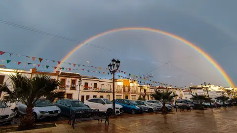 Arcoiris visto en los &uacute;ltimos d&iacute;as en Bollullos Par del Condado