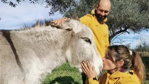 Miembros de la asociaci&oacute;n asturiana en Do&ntilde;ana