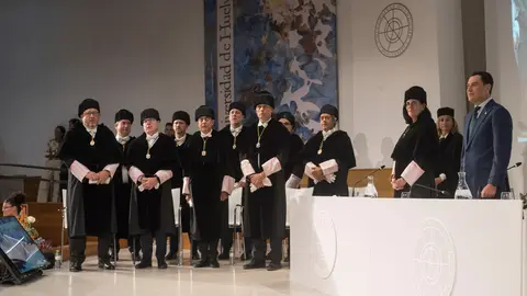 Acto de inauguraci&oacute;n del curso acad&eacute;mico 24-25 rectores y presidente | UHU