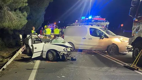 As&iacute; fue el accidente en la Nacional 435