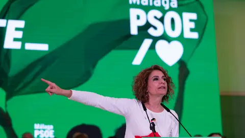 Montero en un reciente acto