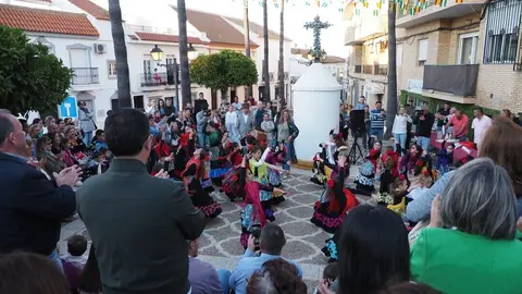 Cruces de mayo en Palos de la Frontera. Fuente: Ayto. Palos de la Frontera