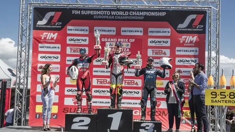 Paquito G&oacute;mez en el podium
