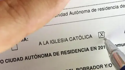 Casilla de la Iglesia en la declaraci&oacute;n de la Renta | Fuente: Di&oacute;cesis de Le&oacute;n.
