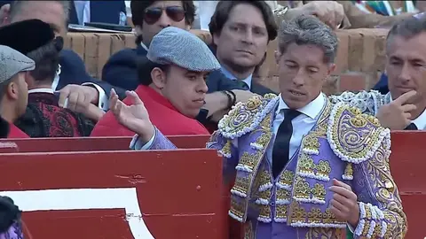 El presidente del Recre en La Maestranza