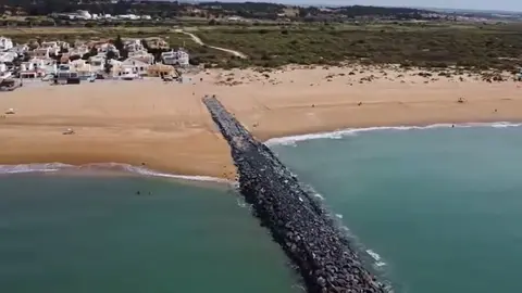 Nuevo espig&oacute;n La Antilla. Fuente: V&iacute;deo de Manuel Santana