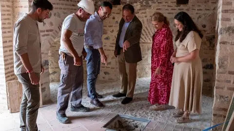 David Toscano en Aroche. Fuente: Diputaci&oacute;n de Huelva