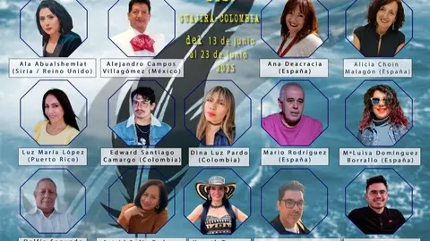 Cartel del XIII Encuentro Internacional Literatura al Mar