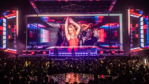 Kylie Minogue en un reciente concierto
