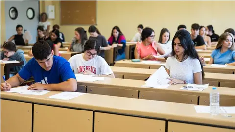 Examen de la PAU. Fuente: Universidad de Huelva