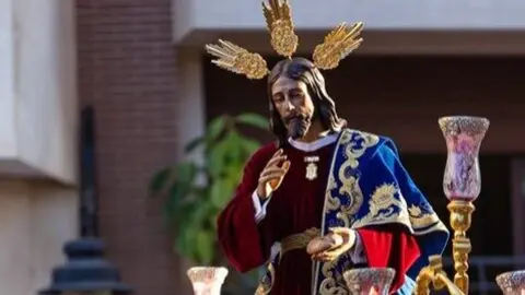 Sant&iacute;simo Cristo del Amor. Fuente: Hermandad Sacramental de la Sagrada Cena Huelva