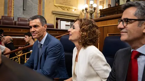 S&aacute;nchez junto a Montero y Bola&ntilde;os