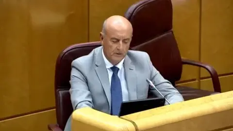 Juan Manuel Gonz&aacute;lez en el Senado