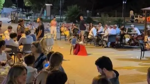 Ni&ntilde;o toreando en Matalasca&ntilde;as. Fuente: Tiktok de Antonior_l