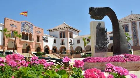 Plaza Espa&ntilde;a de Palos de la Frontera. Fuente: Ayto. Palos