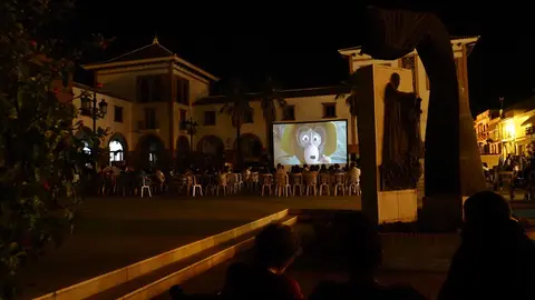Cines de verano en Mazag&oacute;n y Palos de la Frontera. Fuente: Ayuntamiento de Palos de la Frontera.