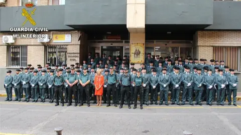Guardia civiles en Huelva