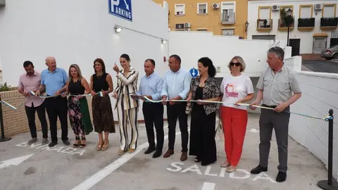 Inauguraci&oacute;n del parking subterr&aacute;neo grauito en Palos. Fuente: Ayto. Palos