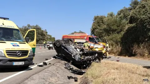As&iacute; ocurri&oacute; el accidente de tr&aacute;fico en Aroche