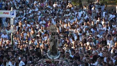 Porcesi&oacute;n de la Virgen del Carmen en Punta Umbr&iacute;a. Fuente: Ayto. Punta Umbr&iacute;a