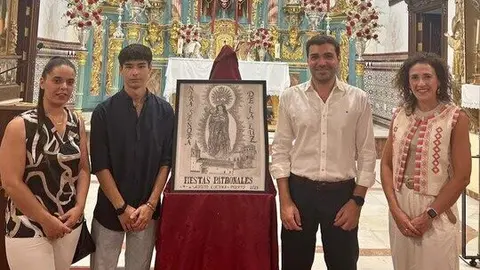Presentado el cartel de las Fiestas Patronales 2025 en Lucena del Puerto. Fuente: Ayto. Lucena