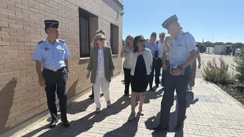 Visita de la ministra y de la SEDEF en Moguer. Fuente: X Ministerio de Defensa