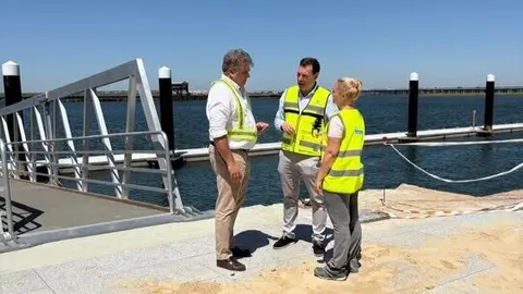 Nuevo pantal&aacute;n pesquero. Fuente: Puerto de Huelva
