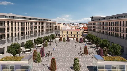 As&iacute; ser&aacute; la Plaza Mayor de Huelva