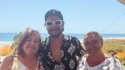 Encuentro de una onubense con Manuel Carrasco. Fuente: Instagram de Fortu_de_lazarza