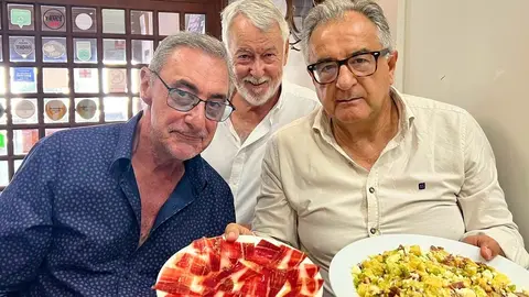 Carlos Herrera y Roberto G&oacute;mez en Portichuelo --