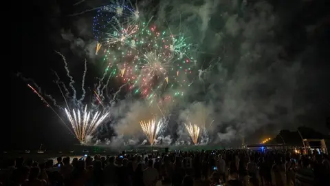 Fuegos artificales fin de las Colombinas 2025. Fuente: Ayto. Huelva
