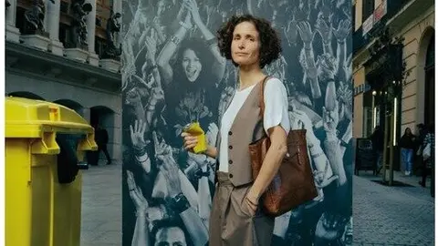 Campa&ntilde;a de reciclaje en Almonte. Fuente: Ayto. Almontw