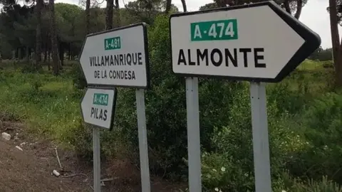 Direcci&oacute;n a Almonte