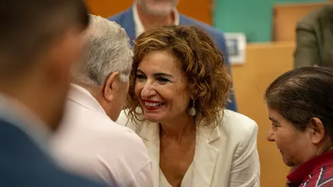Montero en un reciente acto
