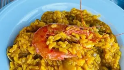 Arroz de marisco en Casa El Palo, El Rompido.
