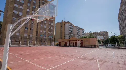 Pistas deportivas en el Pol&iacute;gono de San Sebasti&aacute;n. Fuente: Ayuntamiento de Huelva