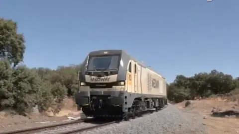 Tren Huelva-Zafra. Imagen de archivo