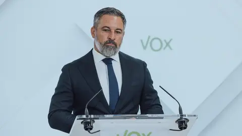 Abascal en una reciente comparecencia