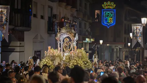 Traslado de la Virgen de la Cinta a la Parroquia Mayor de San Pedro. Fuente: Sa&uacute;l Garc&iacute;a