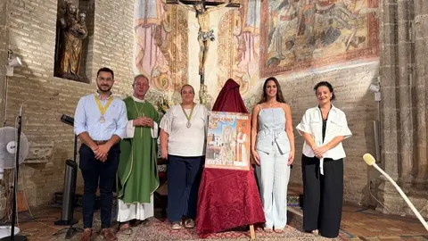 Presentaci&oacute;n cartel de la Magna Mariana de la Virgen de los Milagros en Palos. Fuente: Ayto. Palos
