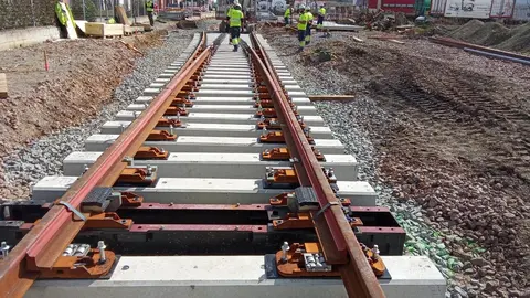 Estado de la l&iacute;nea Huelva-Zafra tras las obras