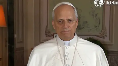Papa Le&oacute;n XIV. Fuente: X Papa Le&oacute;n