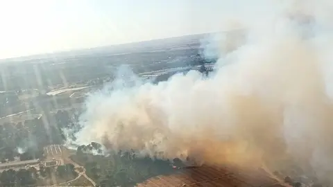Nuevo incendio en Bonares