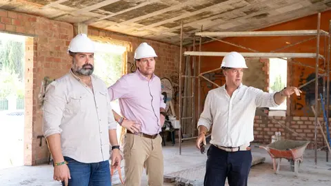 Obras de el nuevo Centro de D&iacute;a. Fuente: Ayto. Cartaya